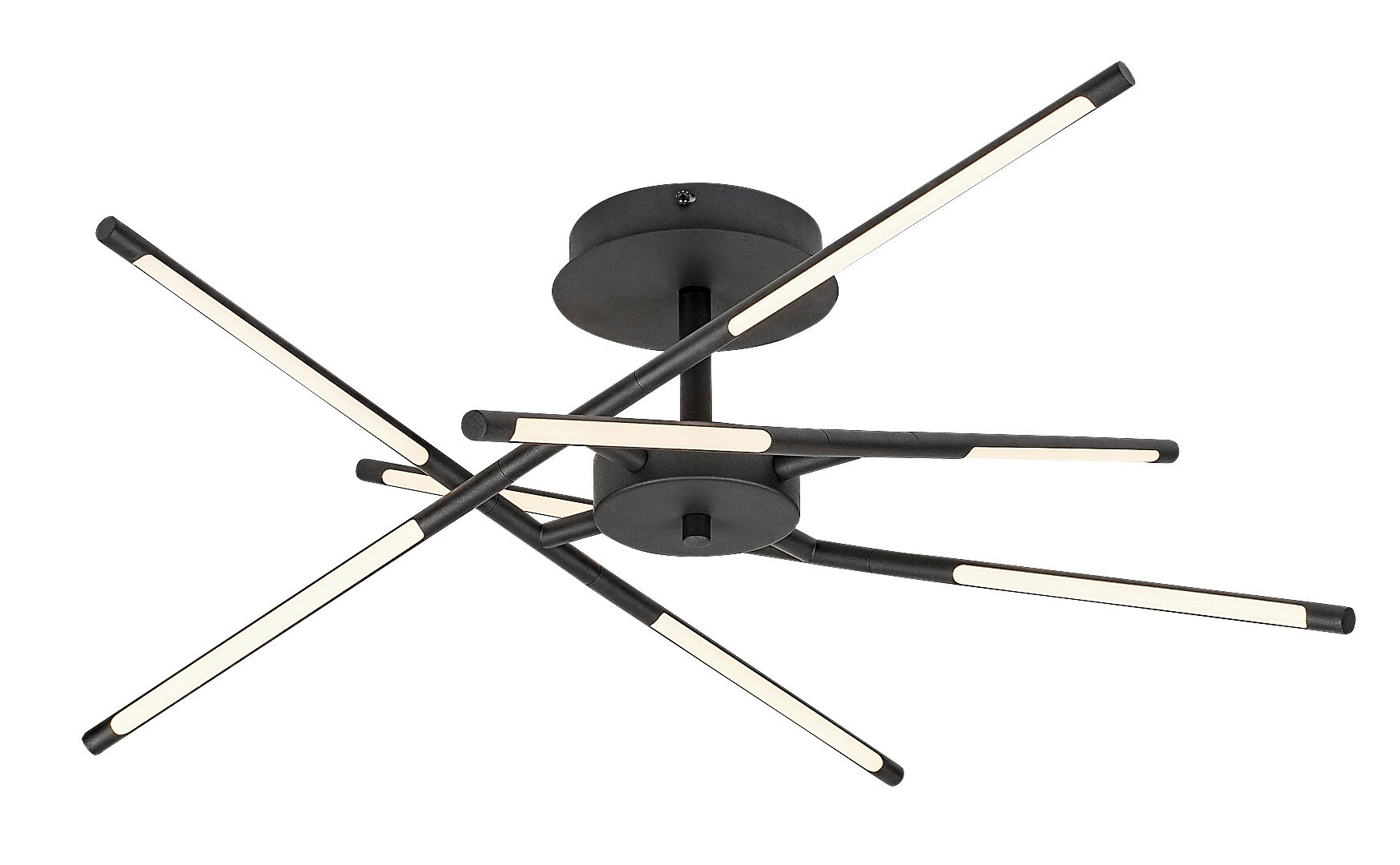 Lampa sufitowa HENLI czarno-biała LED 1x30W Ciepła biel 1300lm Rabalux