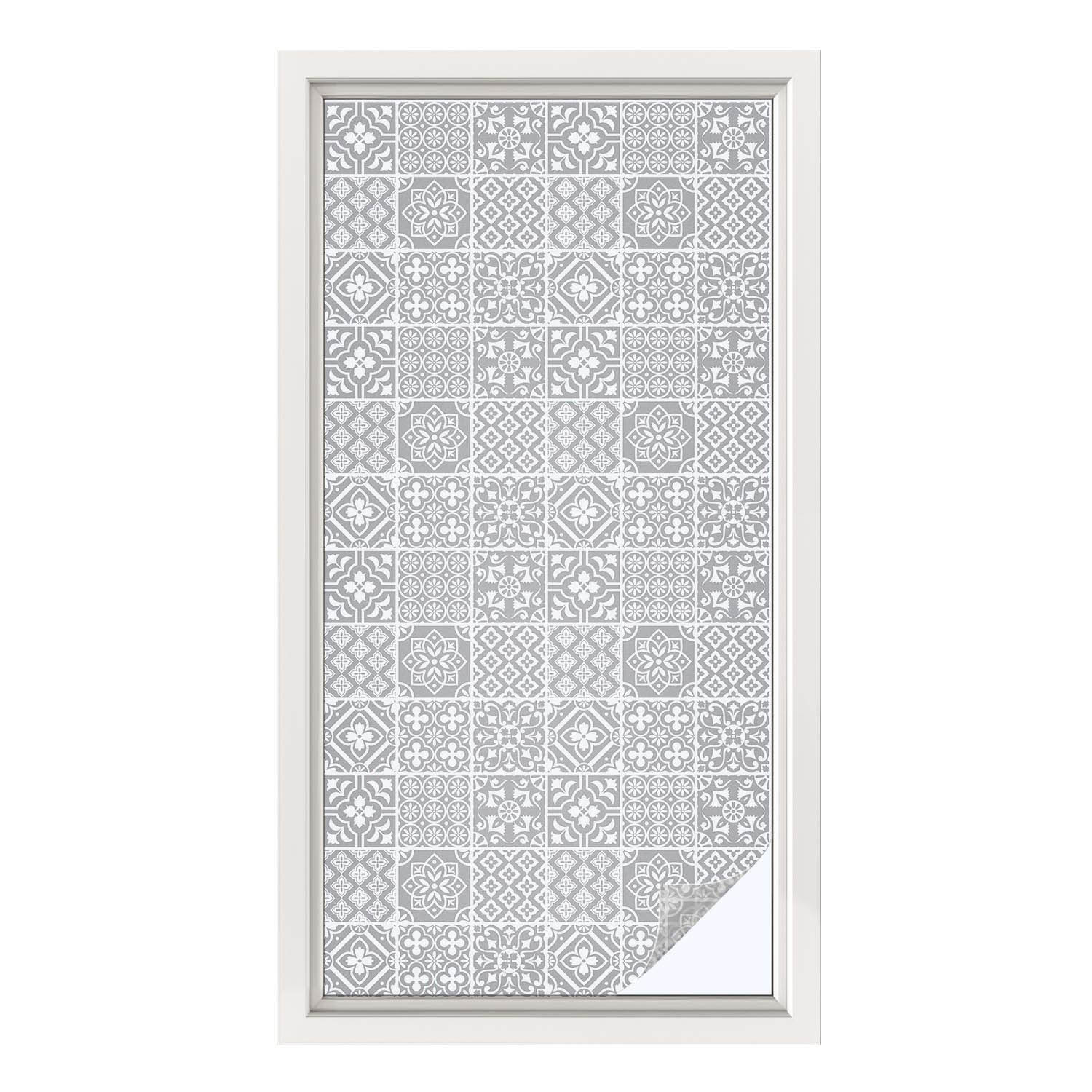 Folia okienna Geometryczna elegancja ochrona prywatności 50x100 Wallfluent