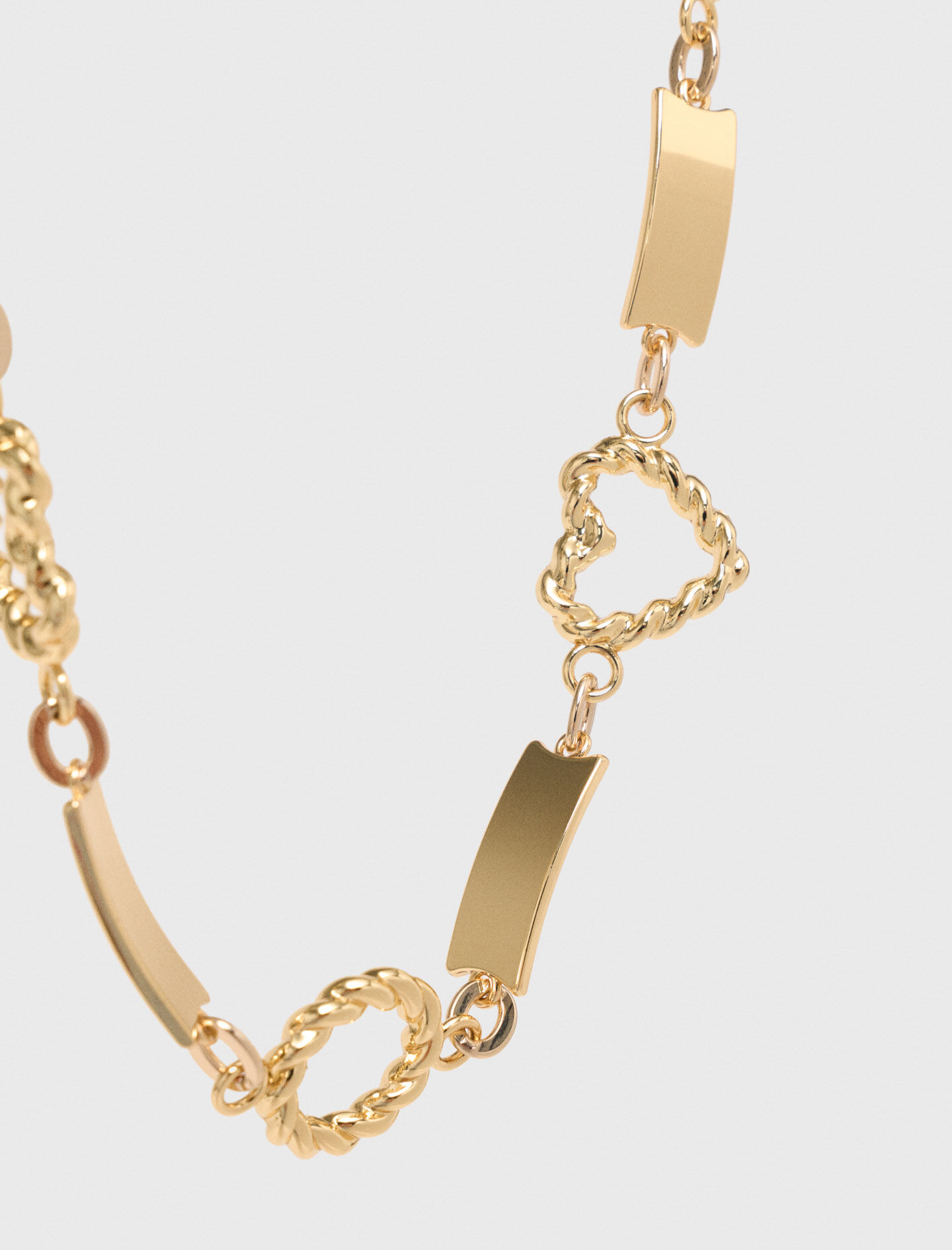 Ceinture chaine dorée torsadée