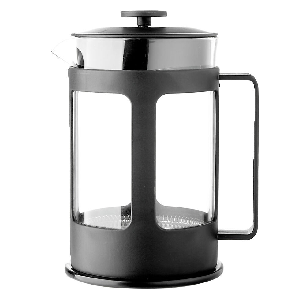 Cafetière à piston en verre noir 800ml
