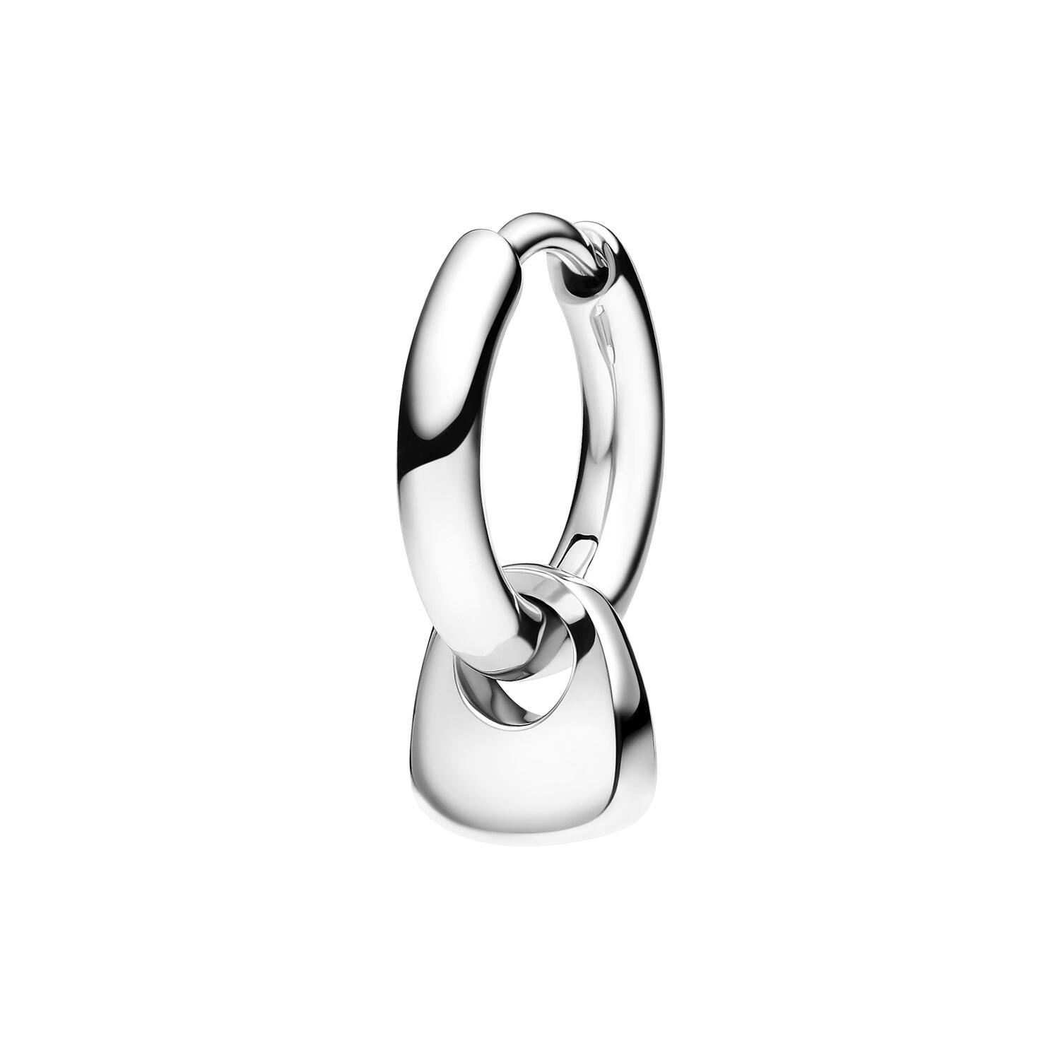 Tote Mini Huggie, silver