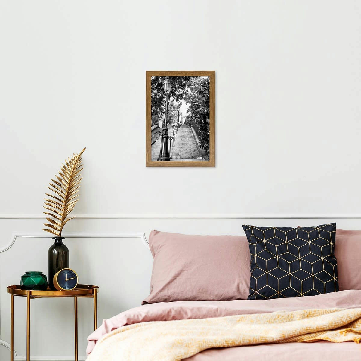 PRECIOUS - Cadre photo noyer 20x30/A4 cm résine recyclée