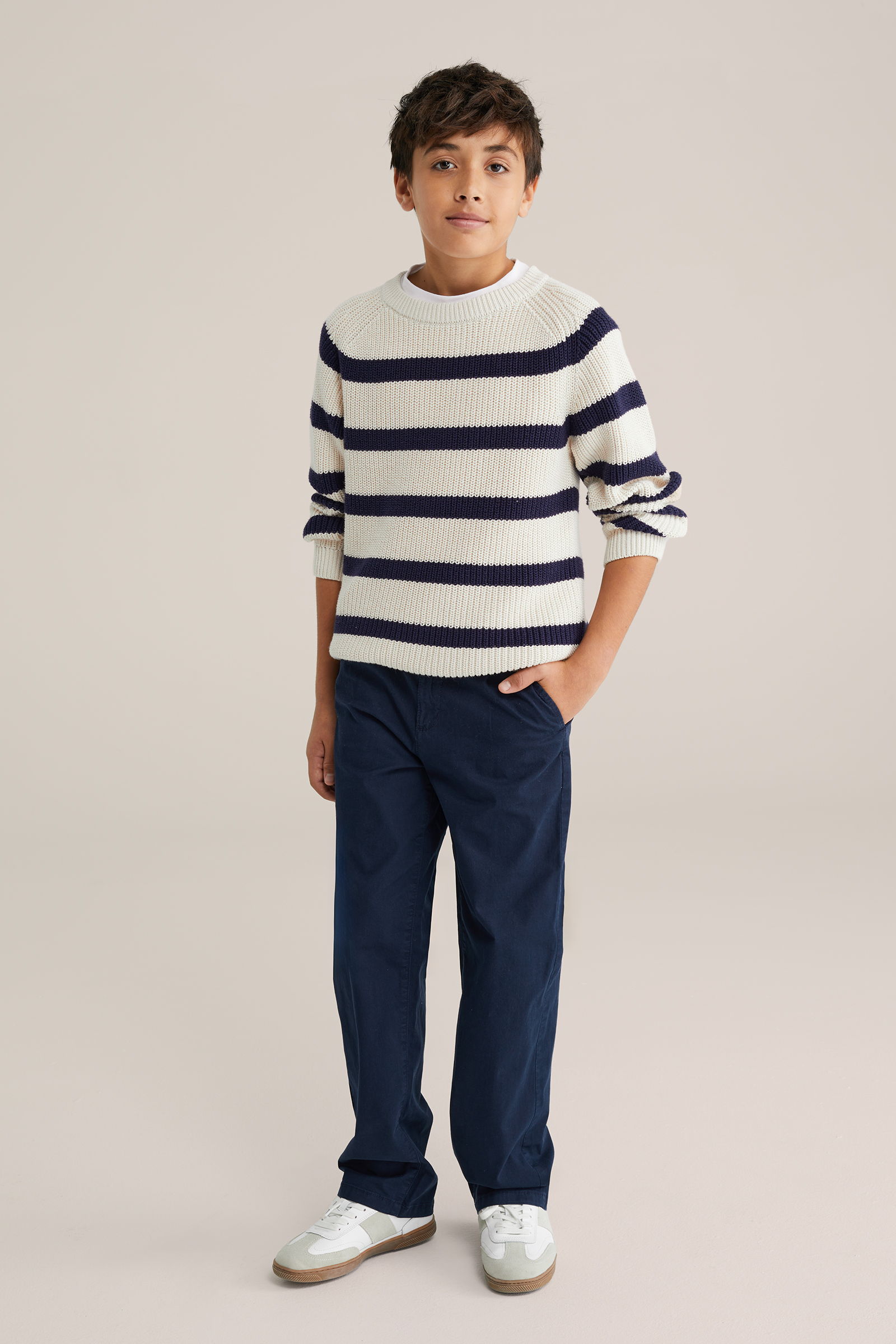 Jongens loose fit chino