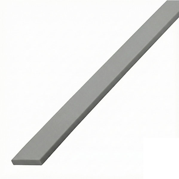 Lot de 20 Champlats PVC gris 2600 x 30 x 2 mm