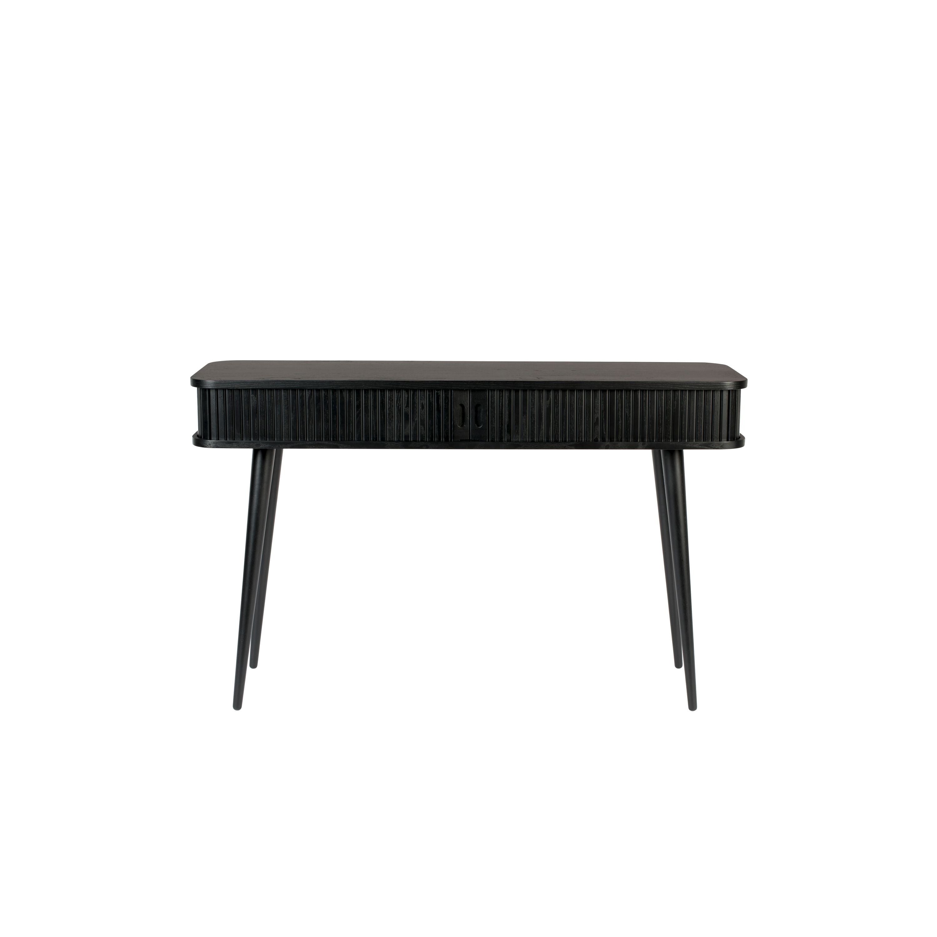 Zuiver Barbier Consoletafel/ Wandtafel Hout Zwart