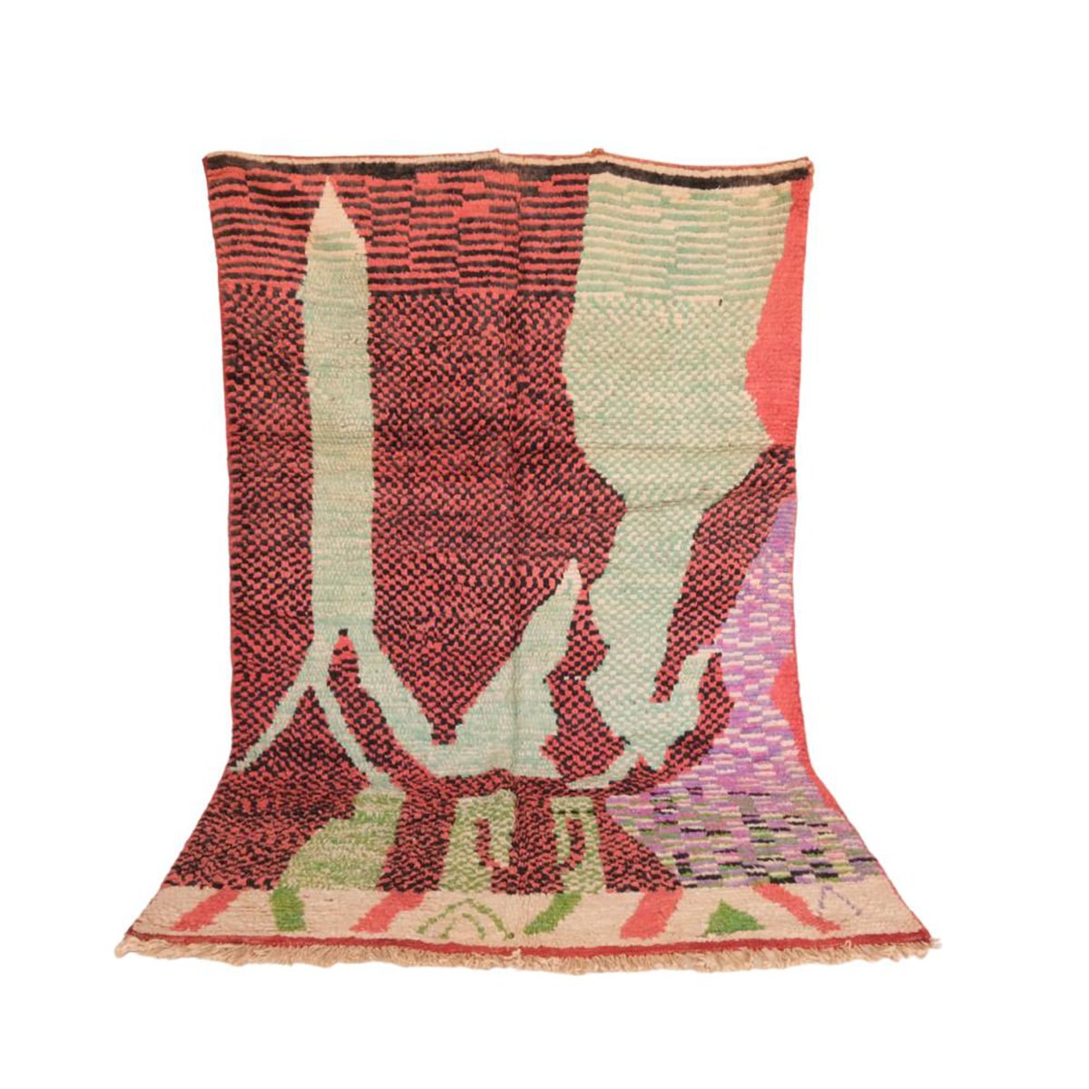 AFK Living vloerkleed Berber - handgemaakt - Wol - 140 cm x 200 cm