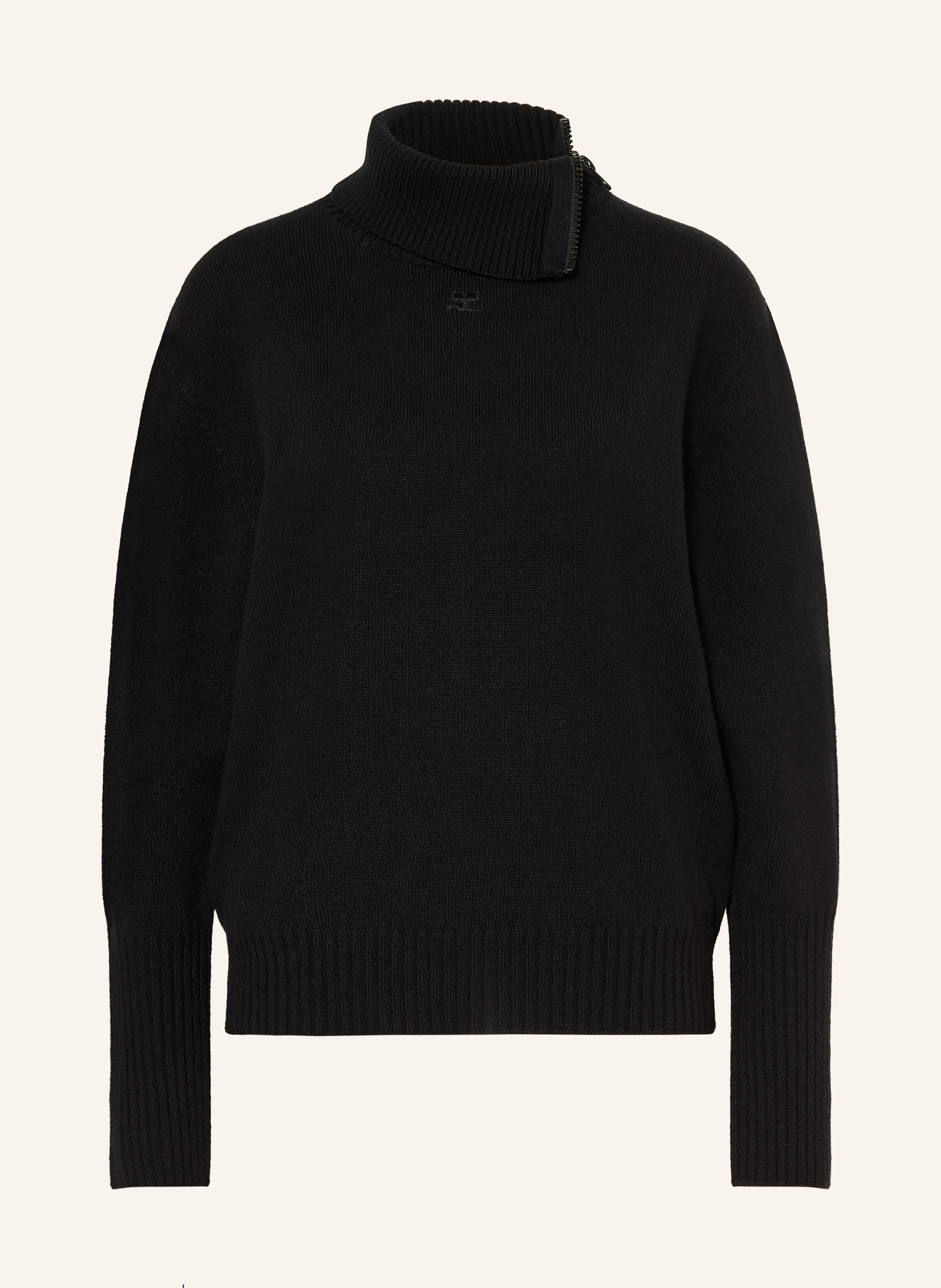 Courrèges Rollkragenpullover aus Merinowolle