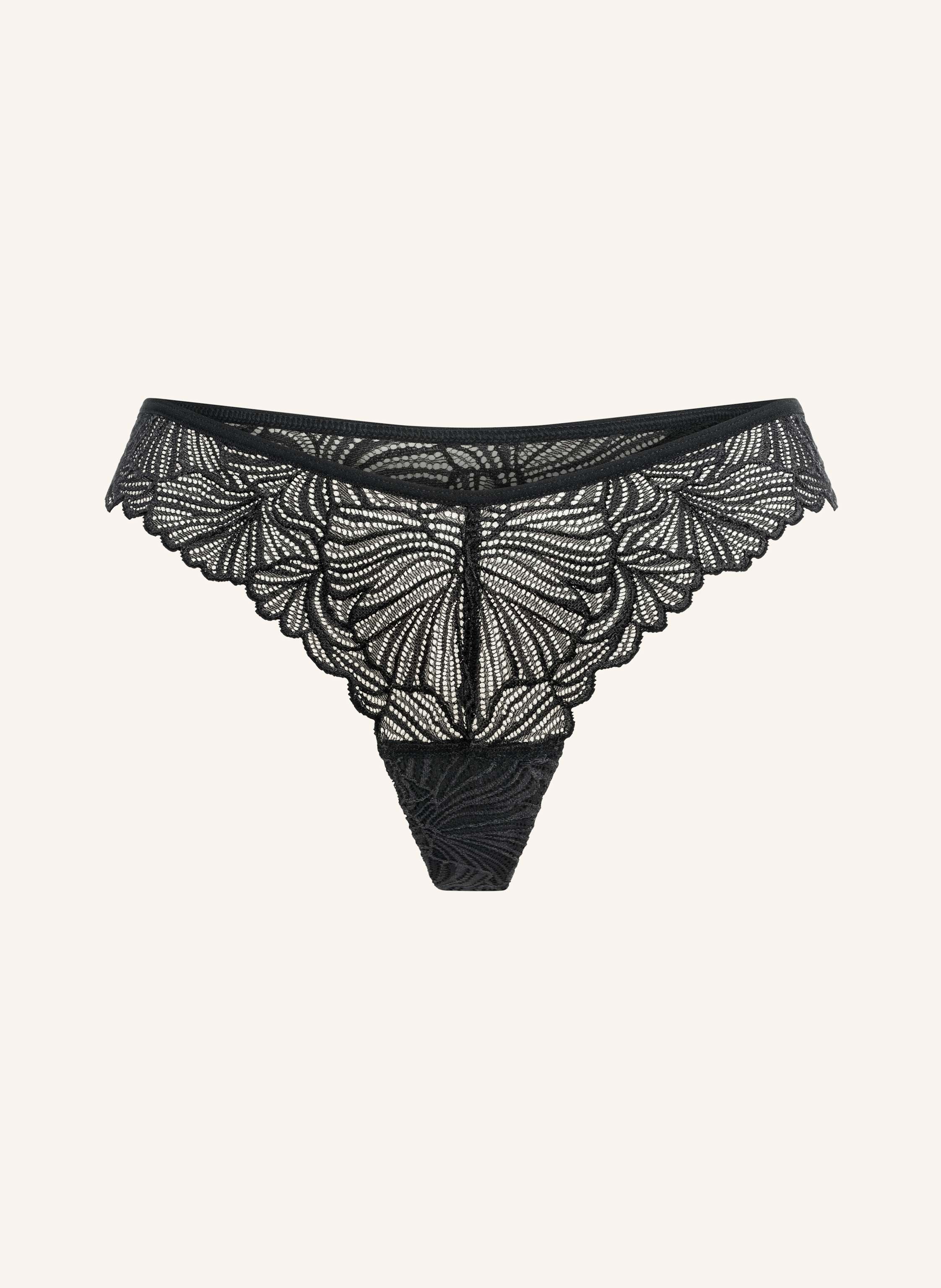 erlich textil Fluid Lace Spitzen Brazil String mit Polyamid