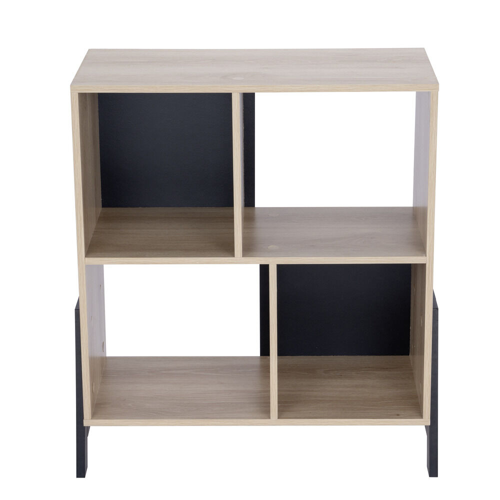 Bibliothèque Vivien 4 cases en bois 63x29,5xH70,5cm