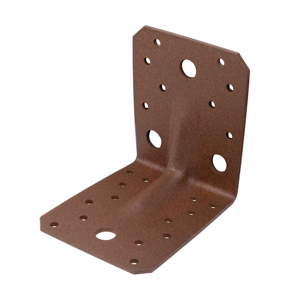 Schwerlast-Winkelverbinder mit Sicke, BxHxL: 105 x 90 x 105 mm, Stahl, 20 Stück