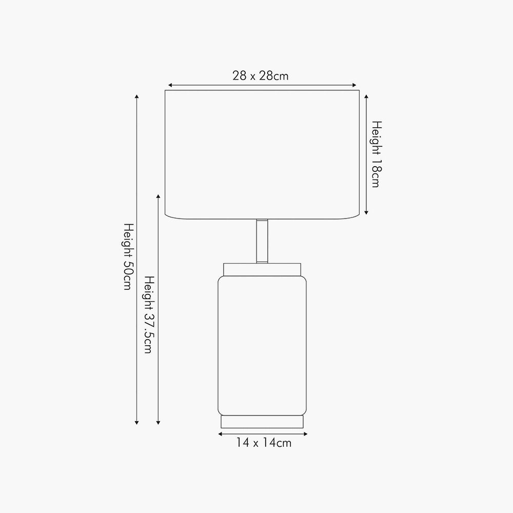 Ruma Set of 2 Carrara Marble Effect Ceramic Table Lamp