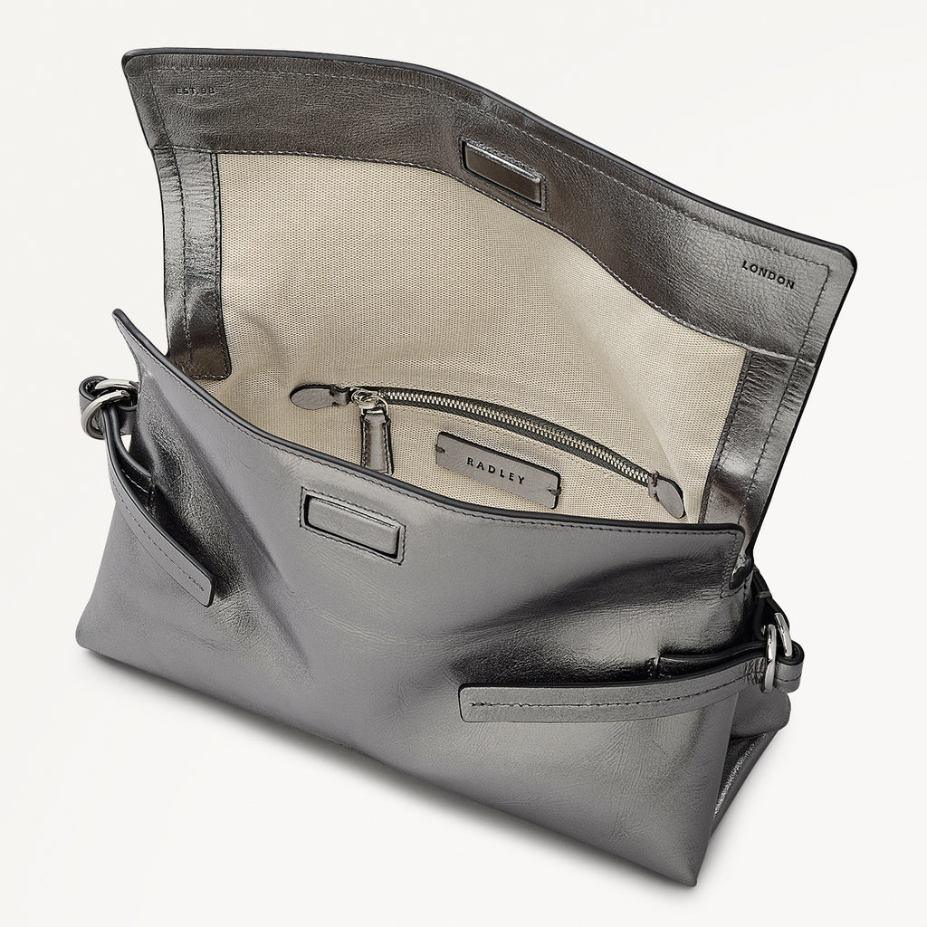 Fleet Street - Medium Flapover Clutch Bag