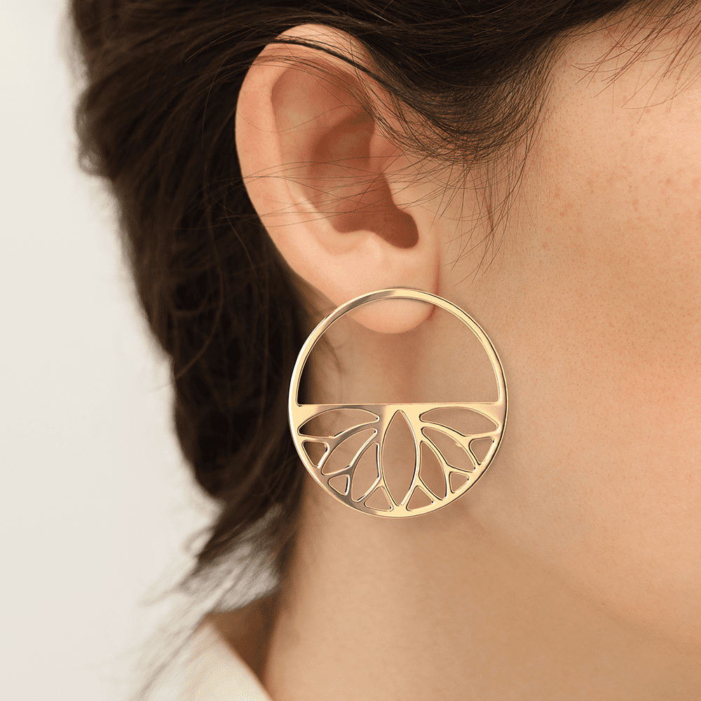 Boucles d'oreilles Lotus