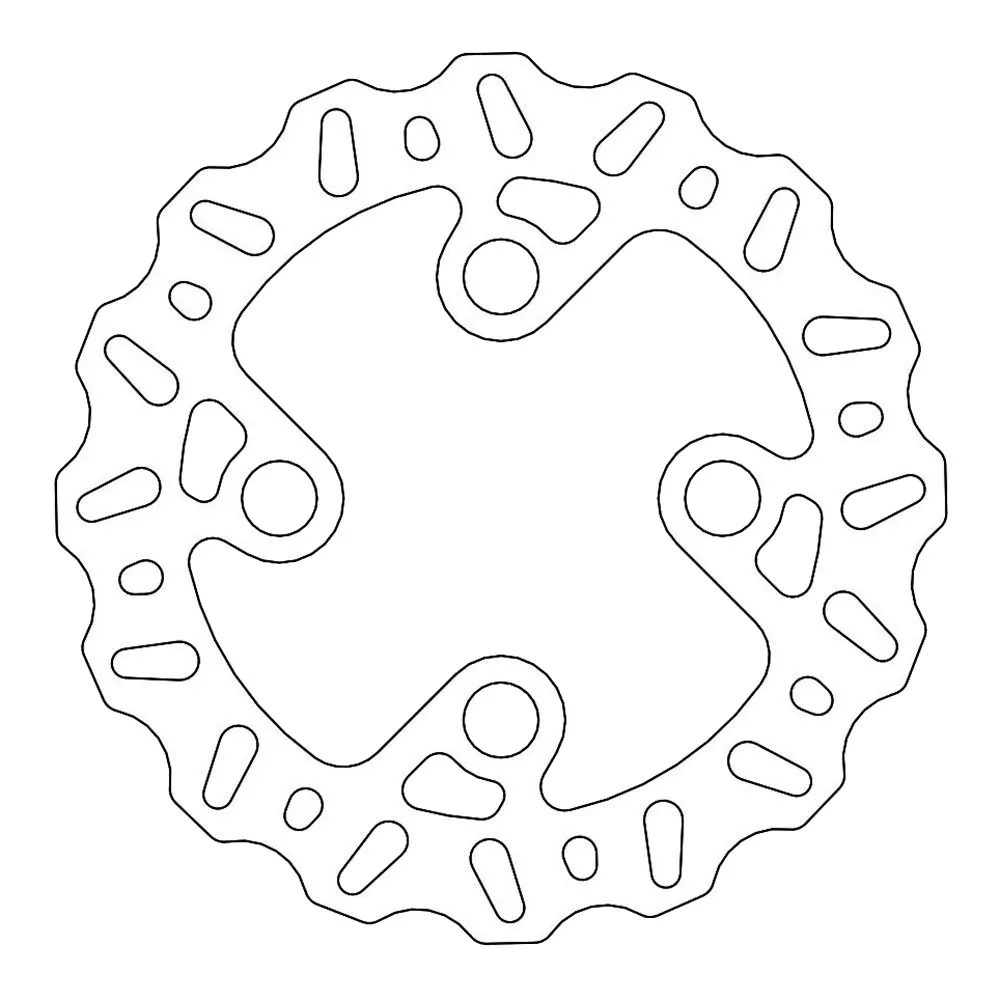 Moto-master Nitro Honda Montesa Cota 250 4Rt 05-13/Montesa Cota 260 4Ride 20 front brake disc