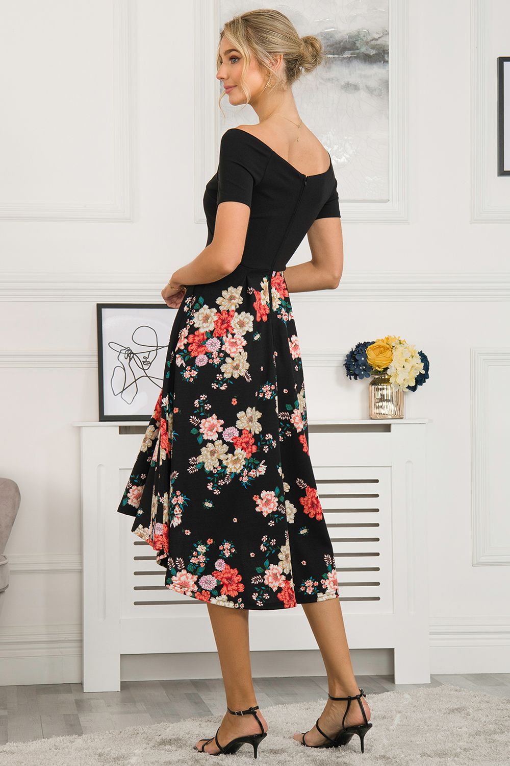 Jolie Moi Mabry Contrast 2in1 Dress