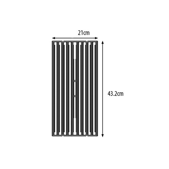 Grille Fonte Reversible Barbecue Sovereign - Broil King