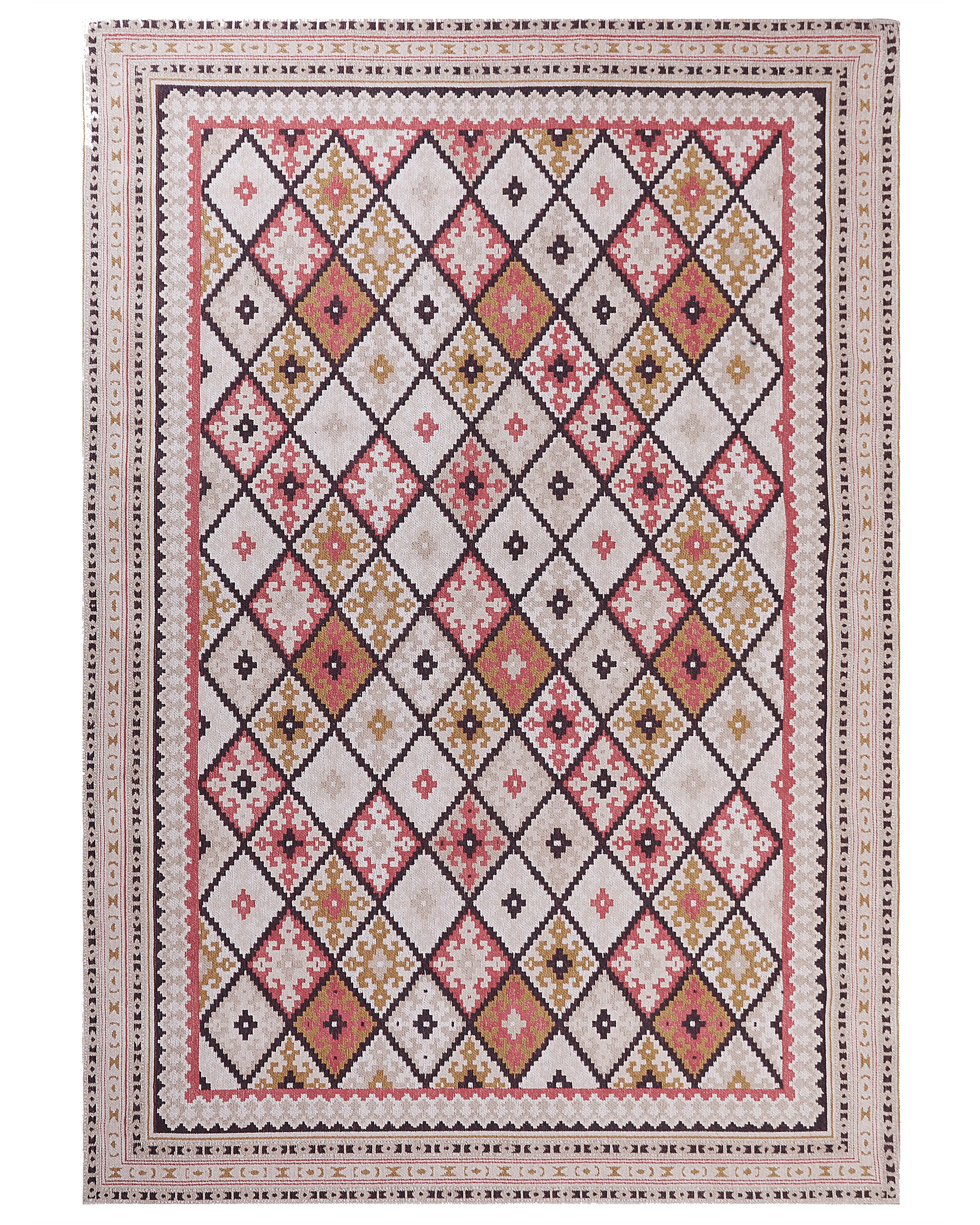 Rug ANADAG Red 160 x 230 cm Cotton