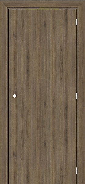 Bloc Porte Light Walnut H204 X L93 Cm Côte Tableau P.gauche Gd Menuiseries