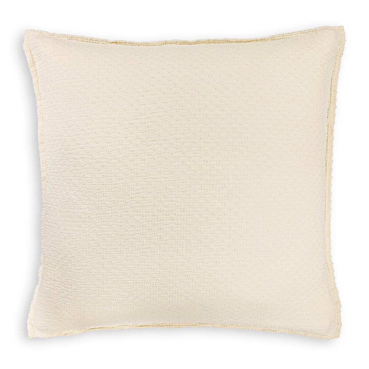 Housse de coussin gaze de coton 65x65cm, Plumetis