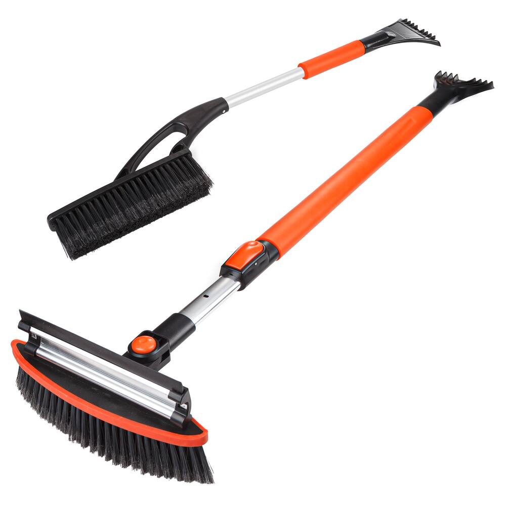 Certified Snow Brushes with Long Telescopic & Short Brush, 2-pc
