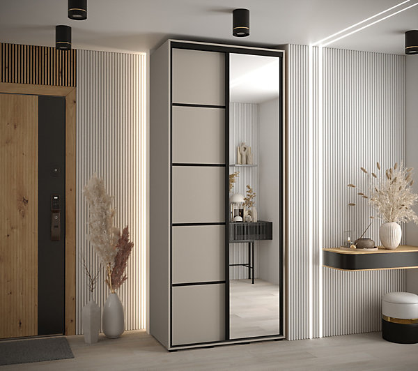 Armoire Dakota 5 a portes coulissantes 100/60/235,2portes