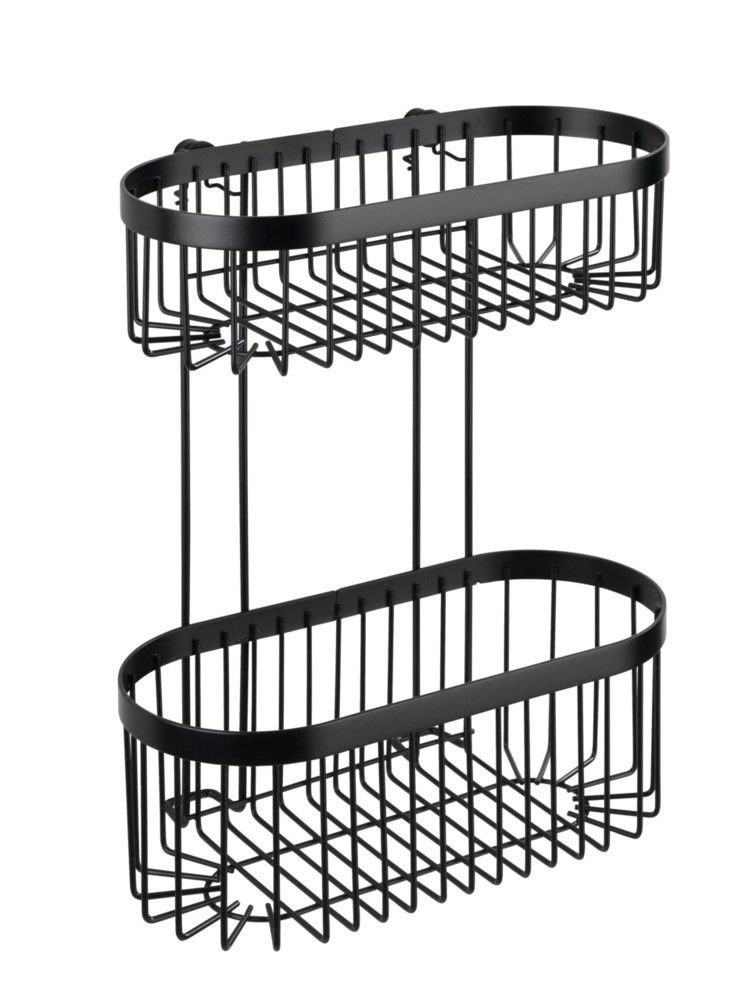 Półka łazienkowa wisząca Classic-Plus, 2 poziomy, WENKO