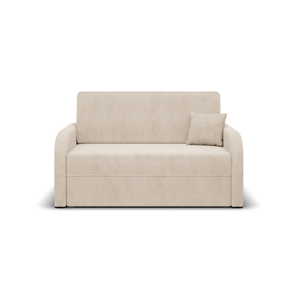 Fotel rozkładany z funkcją spania amerykanka SOMO 120cm, beżowy