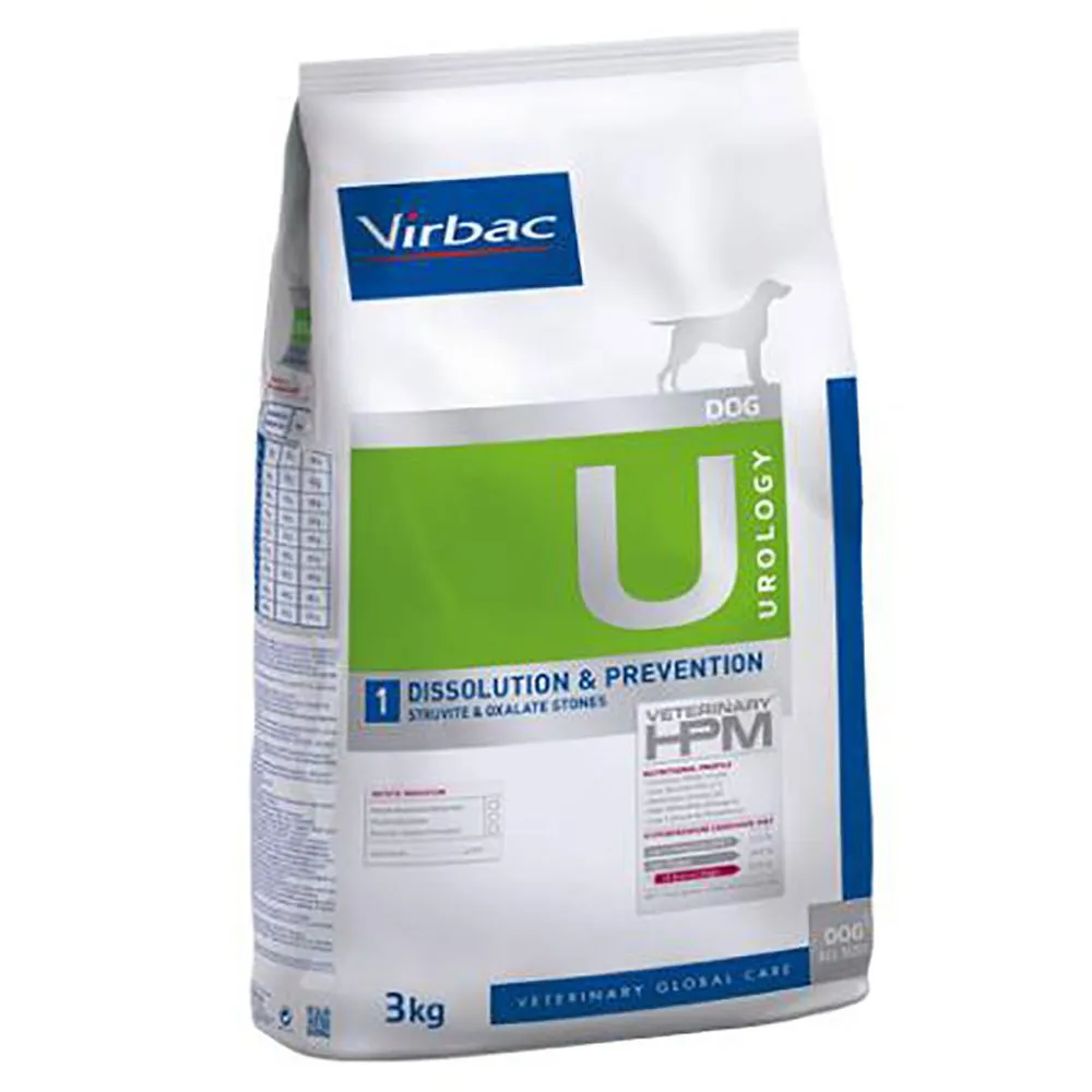 Virbac HPM Urology Dissolution Prevention U1 Dog Food 12kg