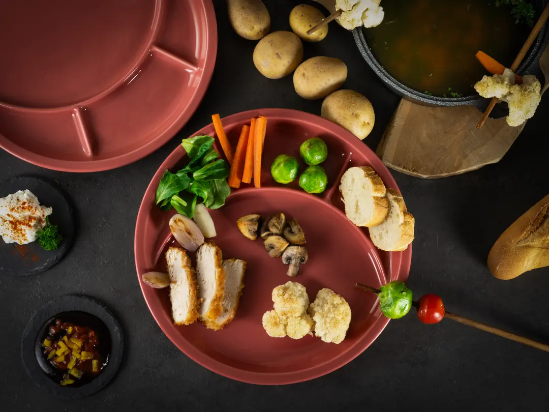 Fondueteller 4er-Set Universal