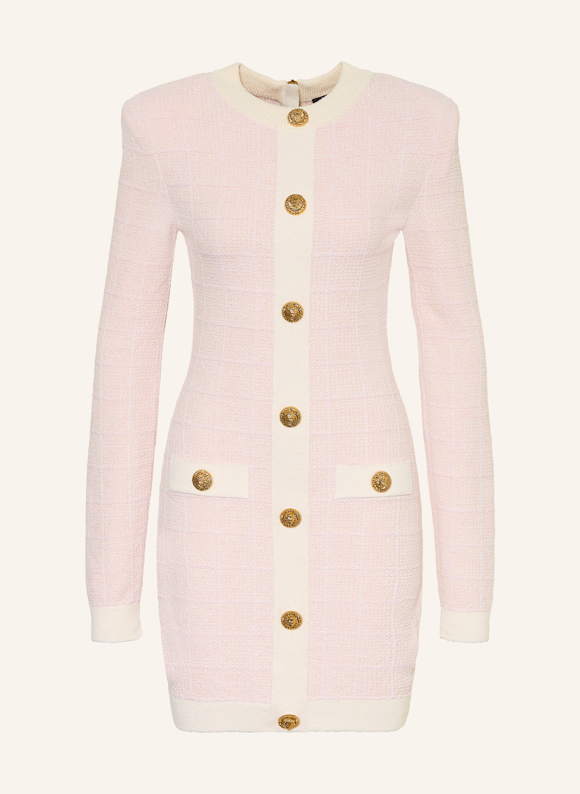 BALMAIN Cocktailkleid mit Glitzergarn