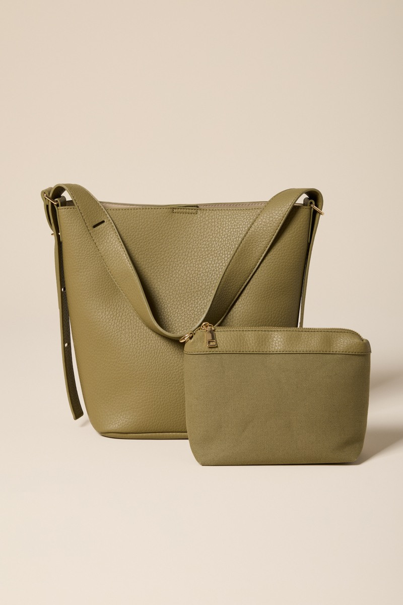 Dixie Faux Leather Tote Bag