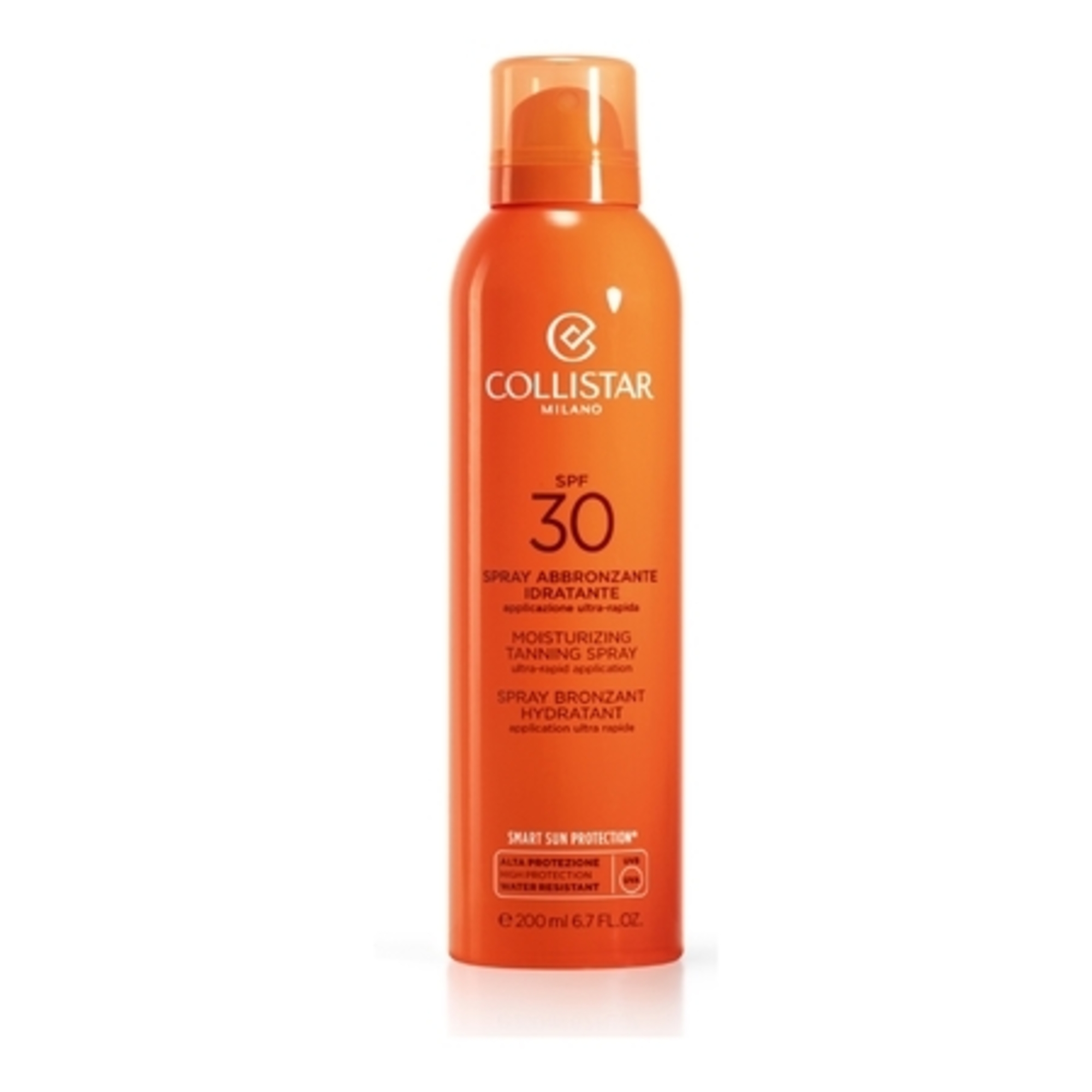 SOLAIRESSpray bronzant hydratant SPF30 application ultra-rapide