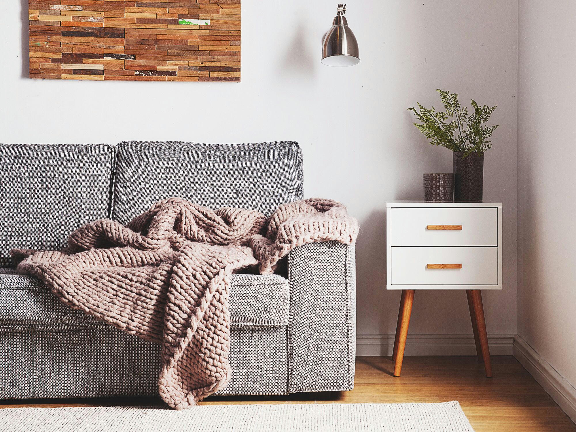 ALABAMA - Table de chevet blanche 40 cm