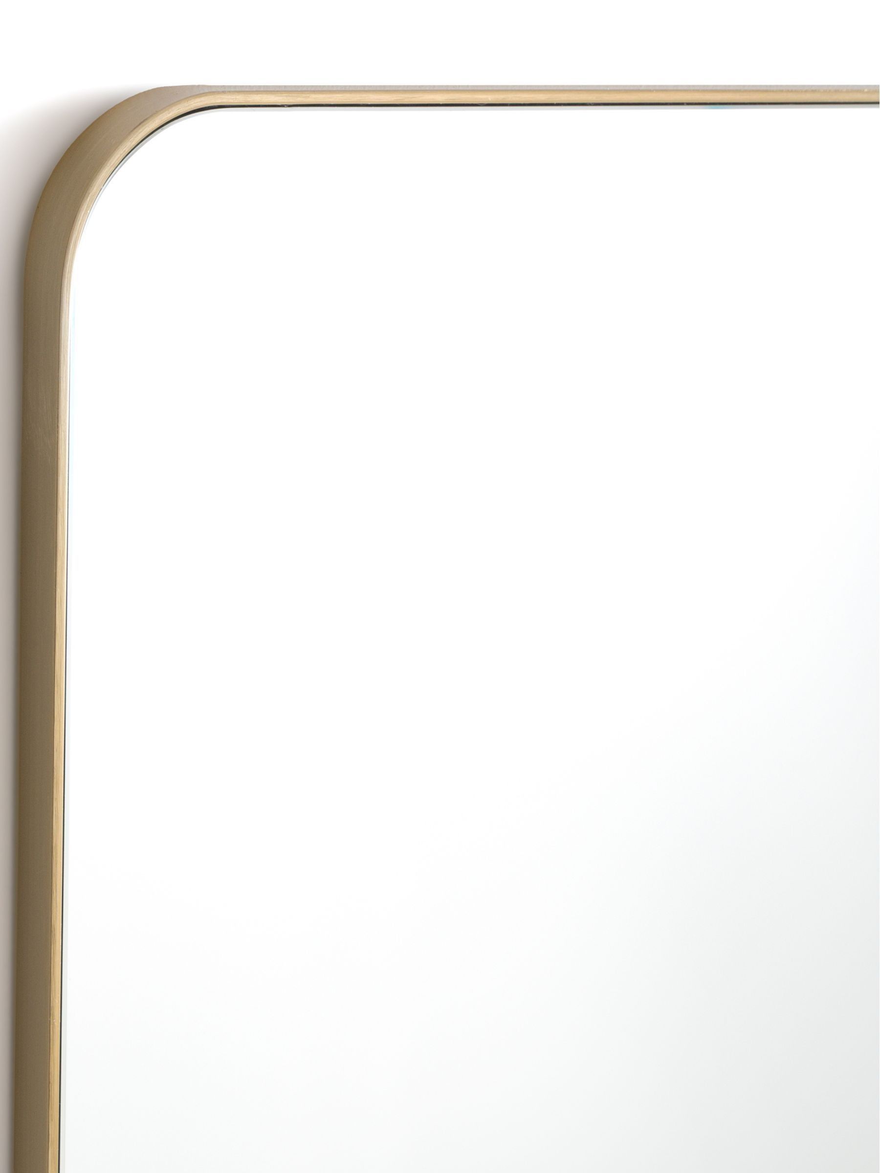 La Redoute Intérieurs Brass Iodus 50 X 150cm Rectangular Metal Mirror