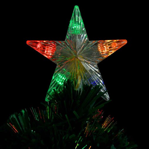 NNEVL Artificial Christmas Tree with Stand/LED 64 cm Fibre Optic
