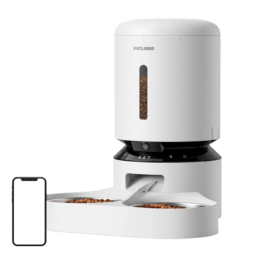 Petlibro Granary camera feed dispenser with double bowl 5L