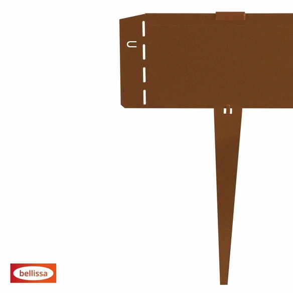 Spalier, LxH: 3,6 x 38 cm, Rotbraun