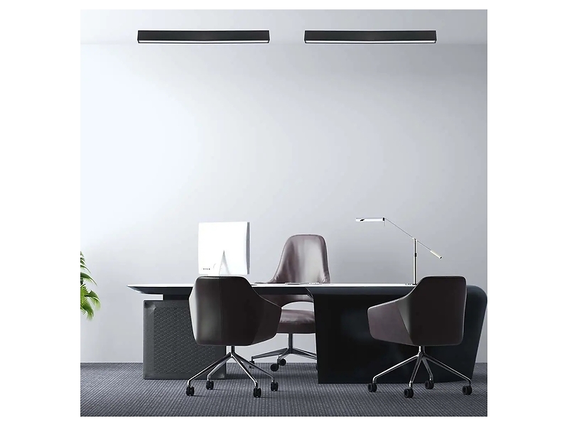 Lampa wisząca VT-7-46 LED ze ściemniaczem czarna
