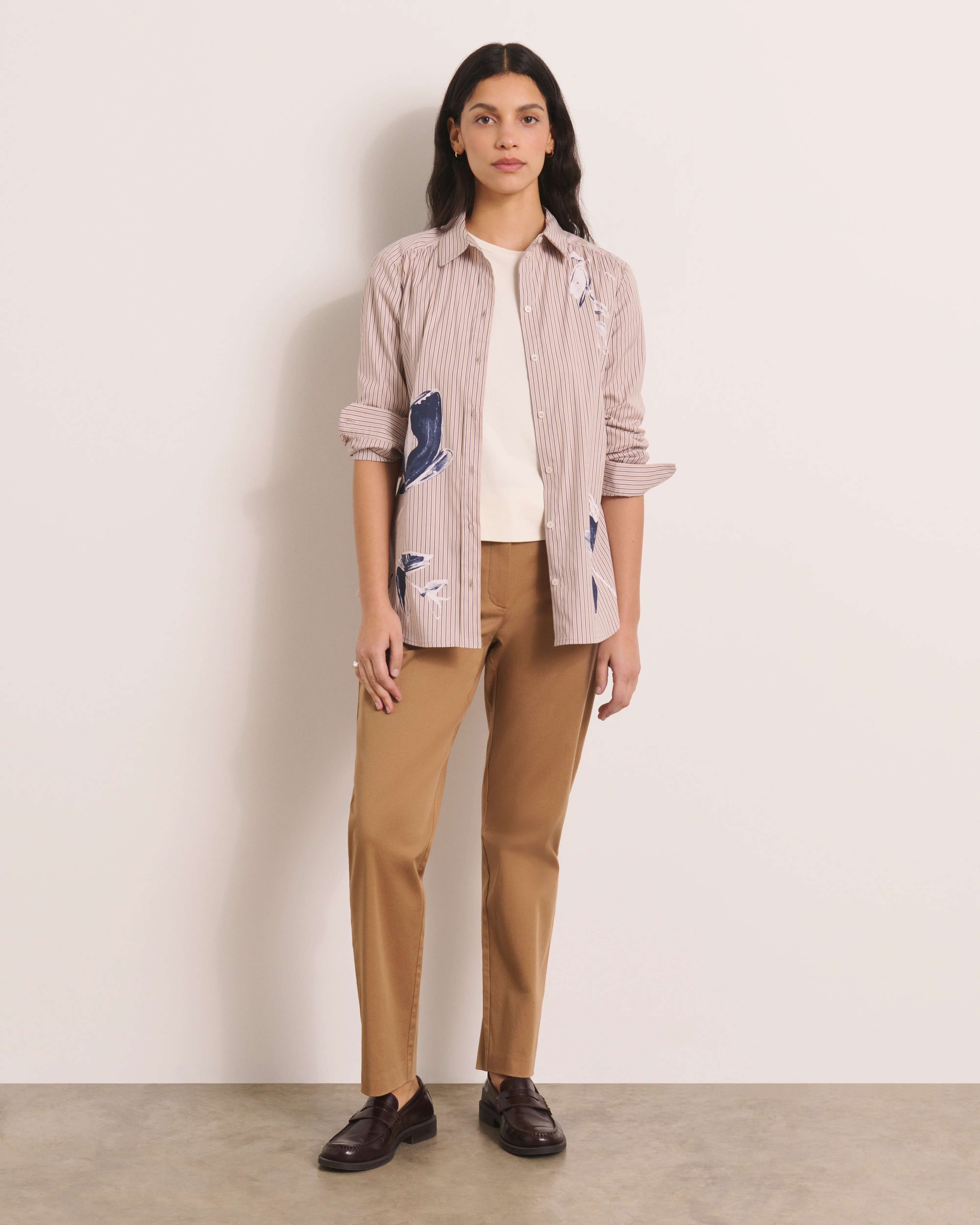 Pantalon droit beige PICOLINEW/13204/010