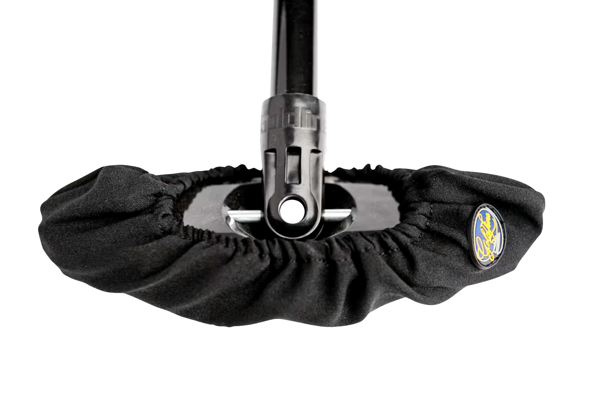 Goldline Stretch Cotton Blend Curling Broom Head Cover, Black, One Size