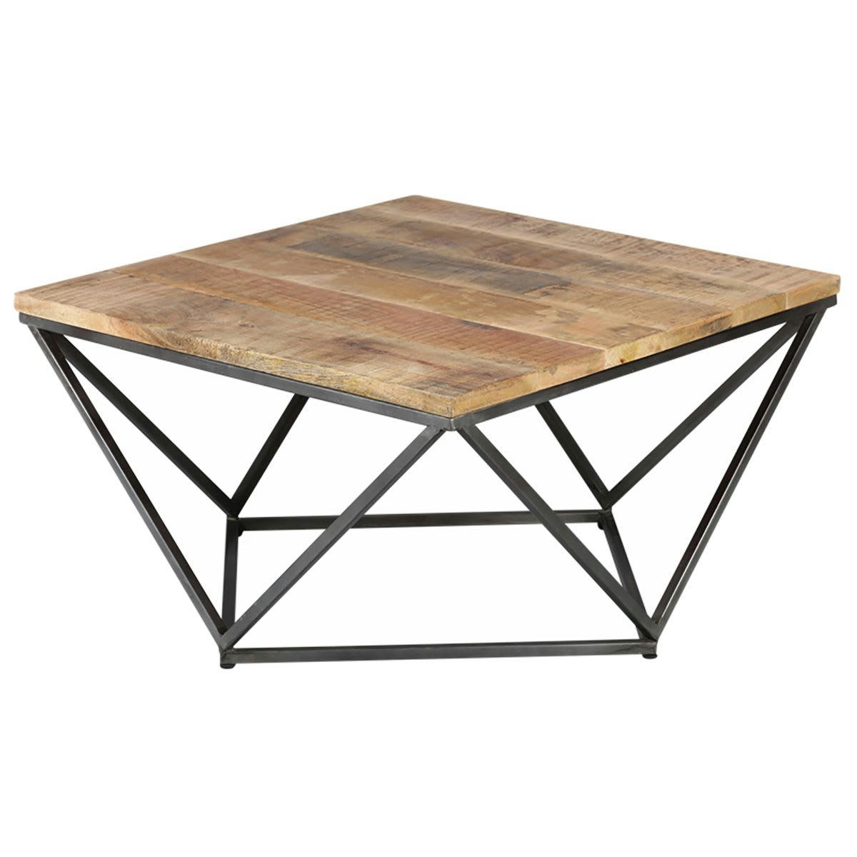 INDUS - Table  basse carrée pivoté