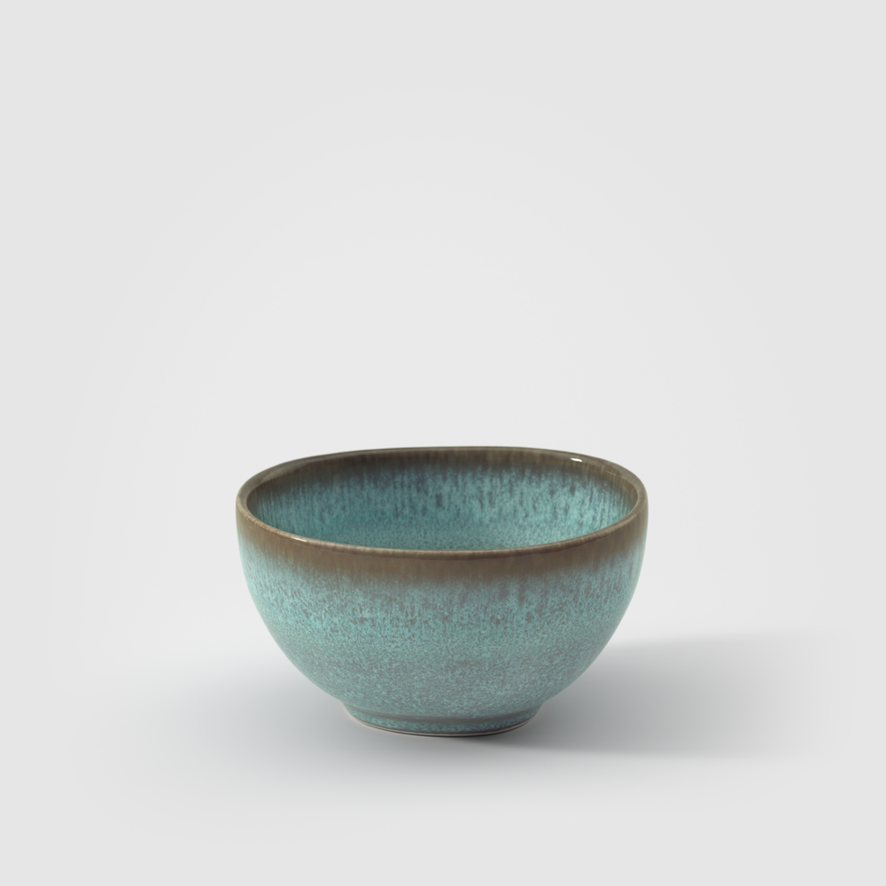 Lave Appetizer/ Dessert Bowl - Blue, 7.2 oz, stoneware