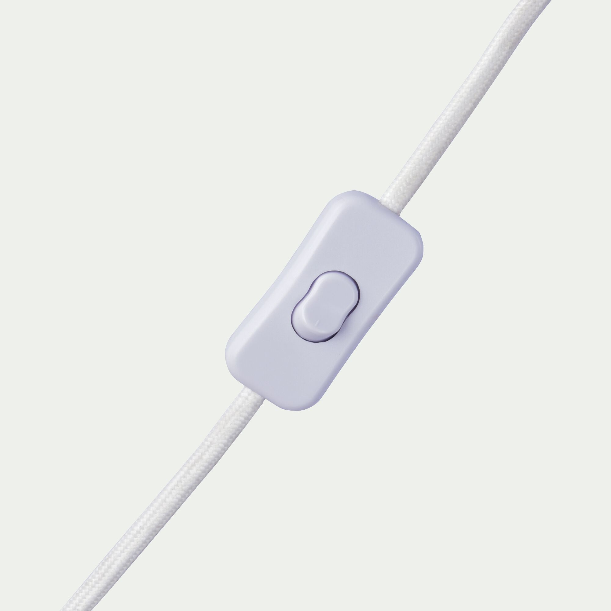 LONEA - Lampe de bureau à clipser en acier H31cm - blanc