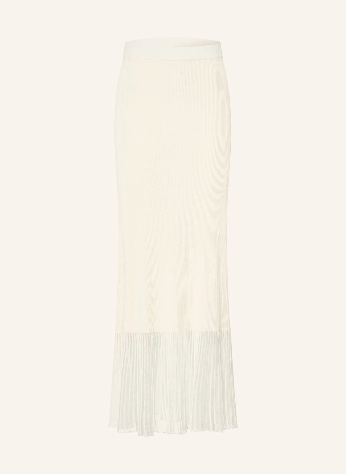 CLAUDIE PIERLOT Strickrock mit Plissees