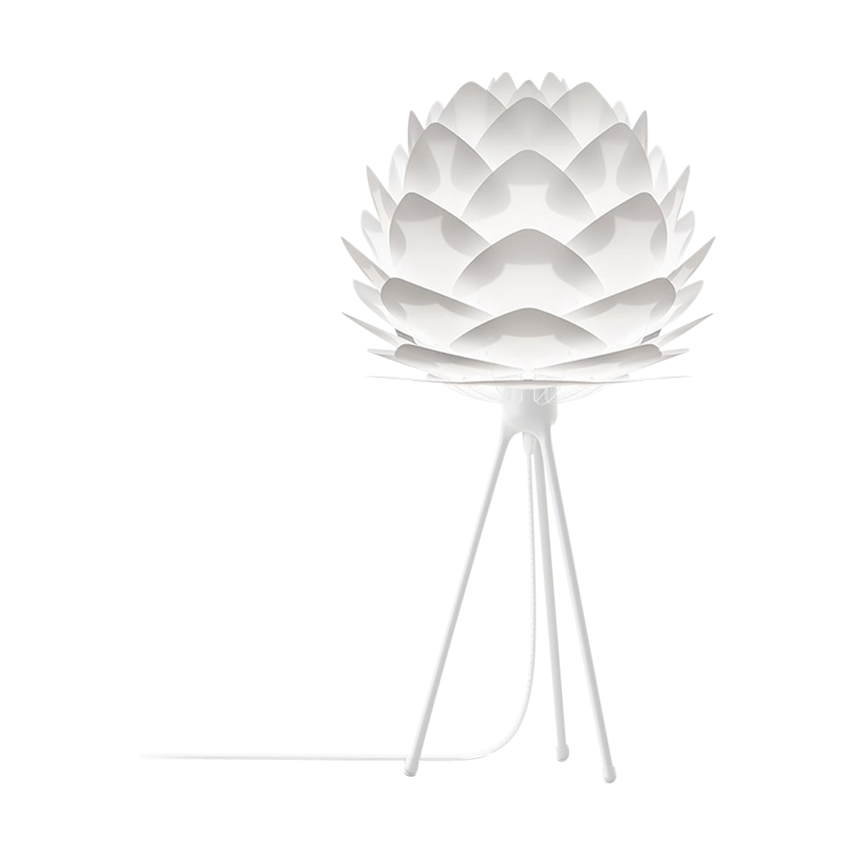 Umage Silvia Mini tafellamp white - met tripod wit - Ø 32 cm