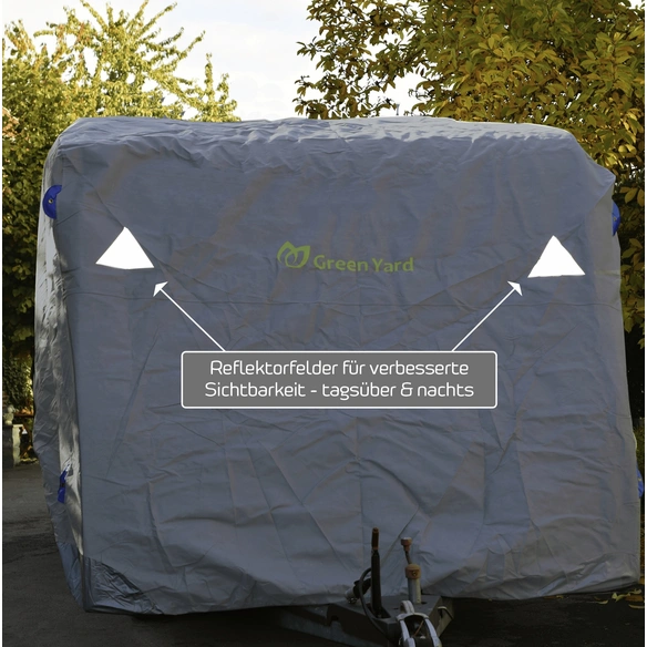 Wohnwagenabdeckung, Polypropylen (PP), grau