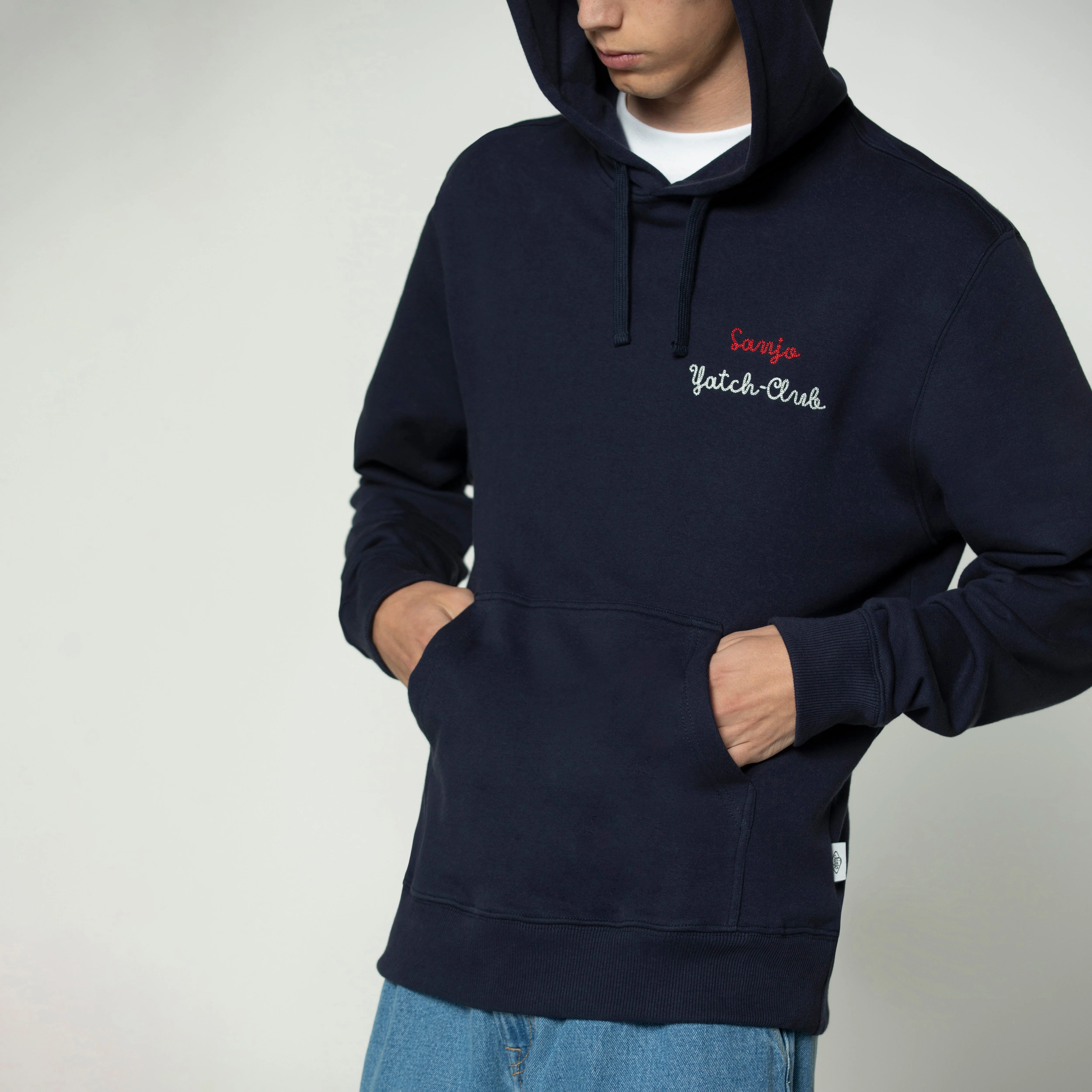 Sanjo Yatch-Club Hoodie // Navy