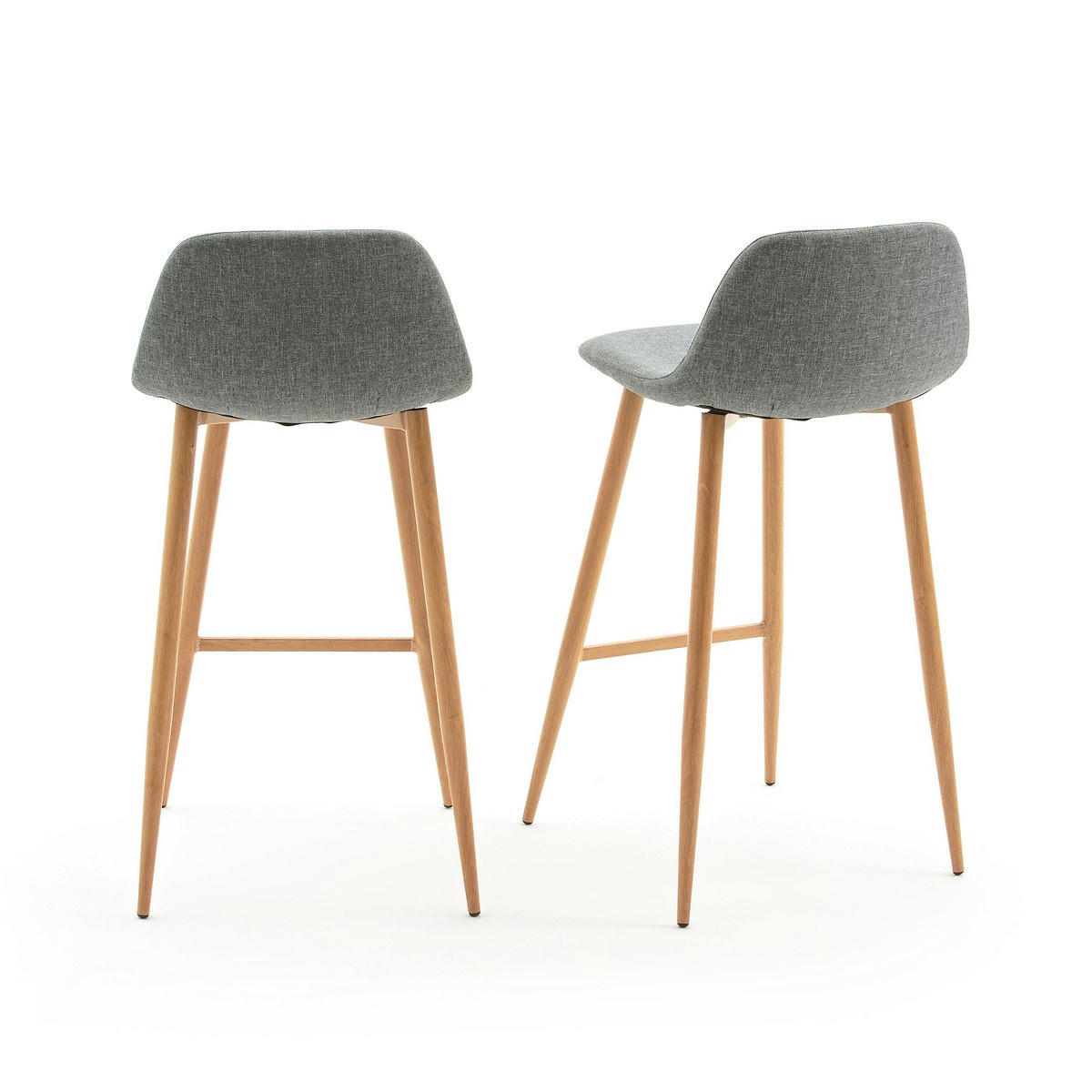 Lot de 2 chaises de bar, Nordie