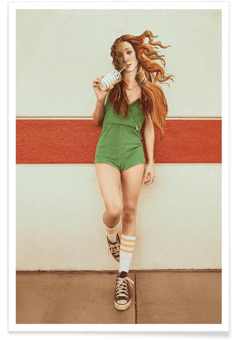 VENUS CHILLOUT - Affiche vert &