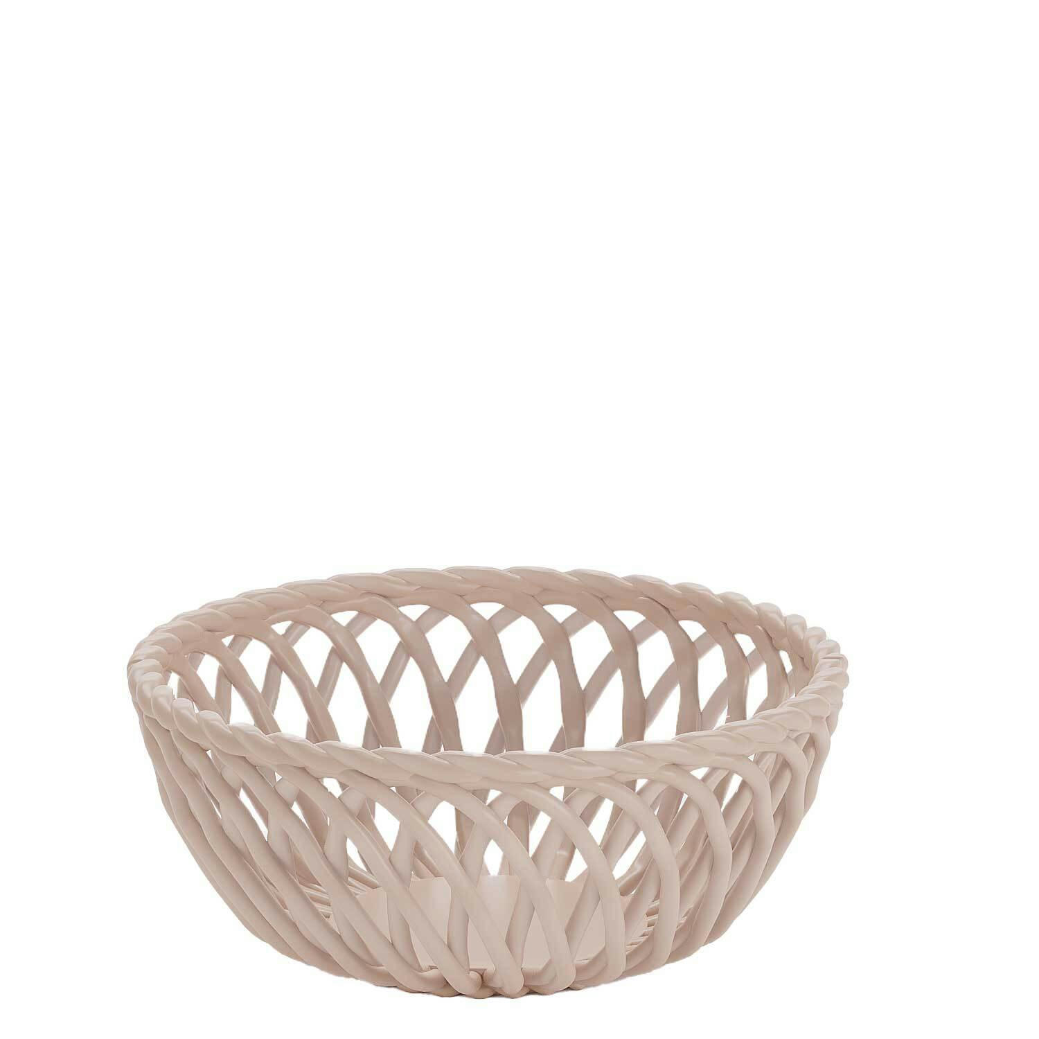 BASTILLE - Corbeille en céramique torsadée coloris rose